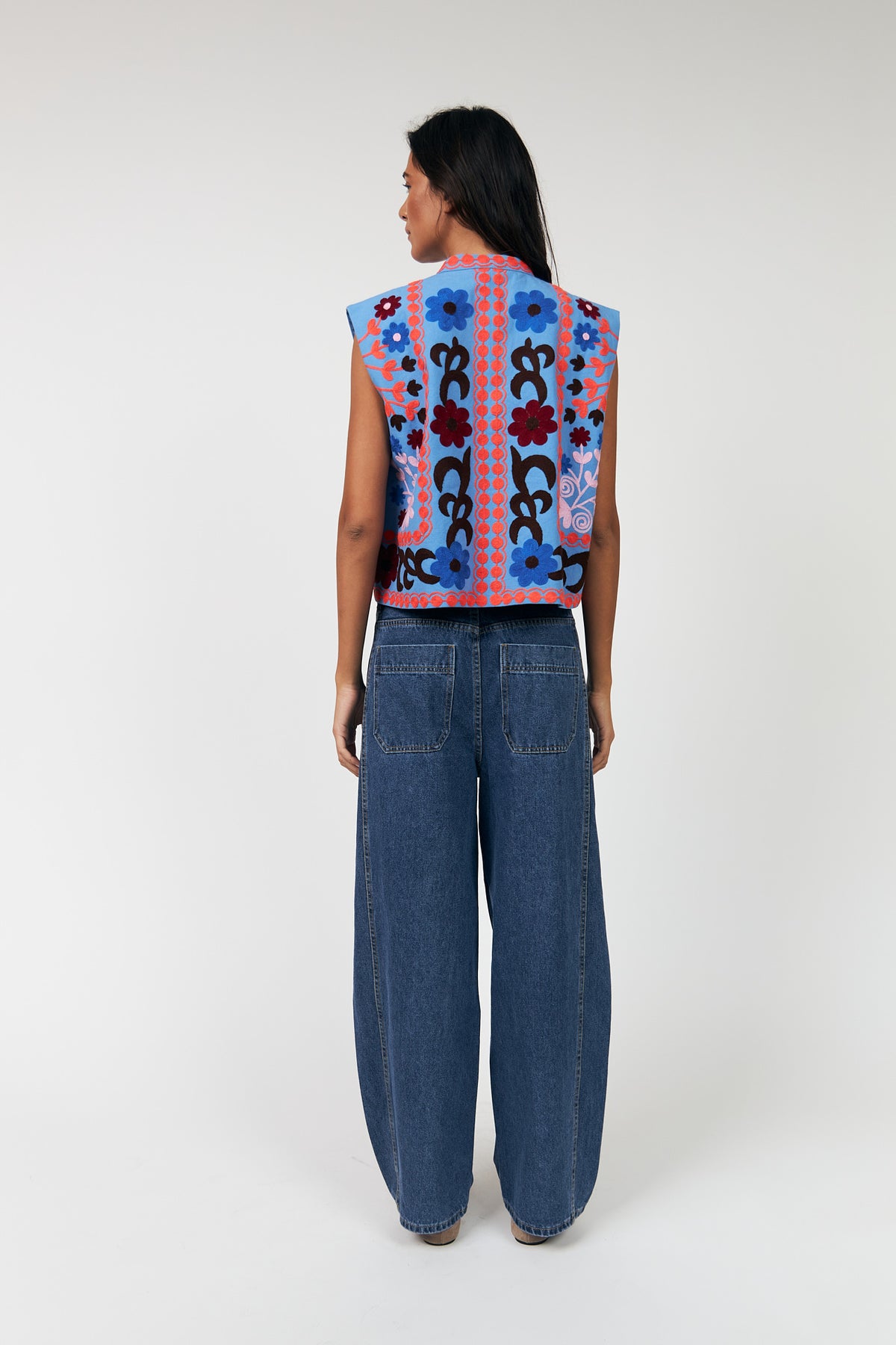 Lollys Laundry BinLL Weste Vest Blau