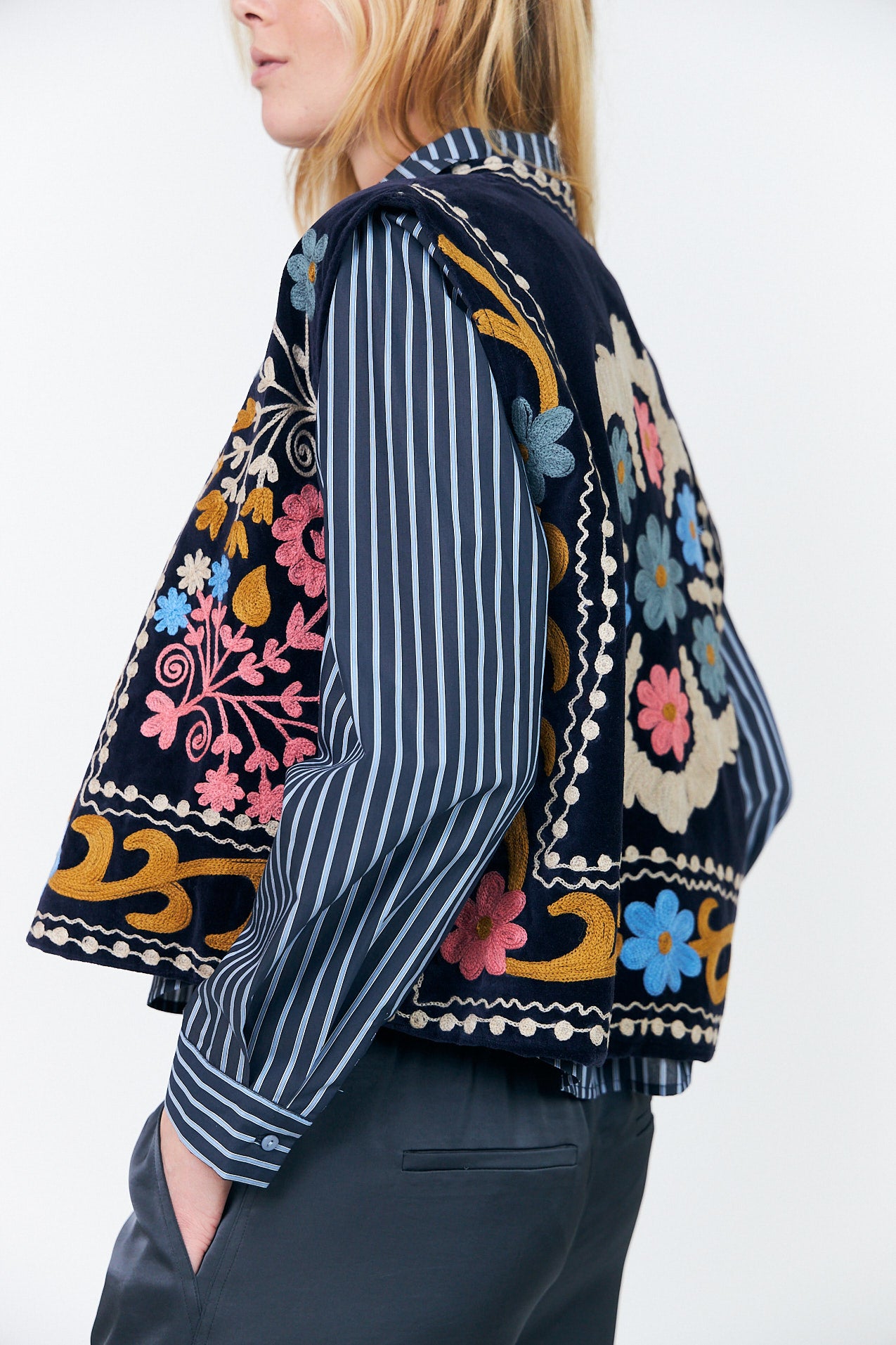 Lollys Laundry BinLL Weste Vest Dunkelblau