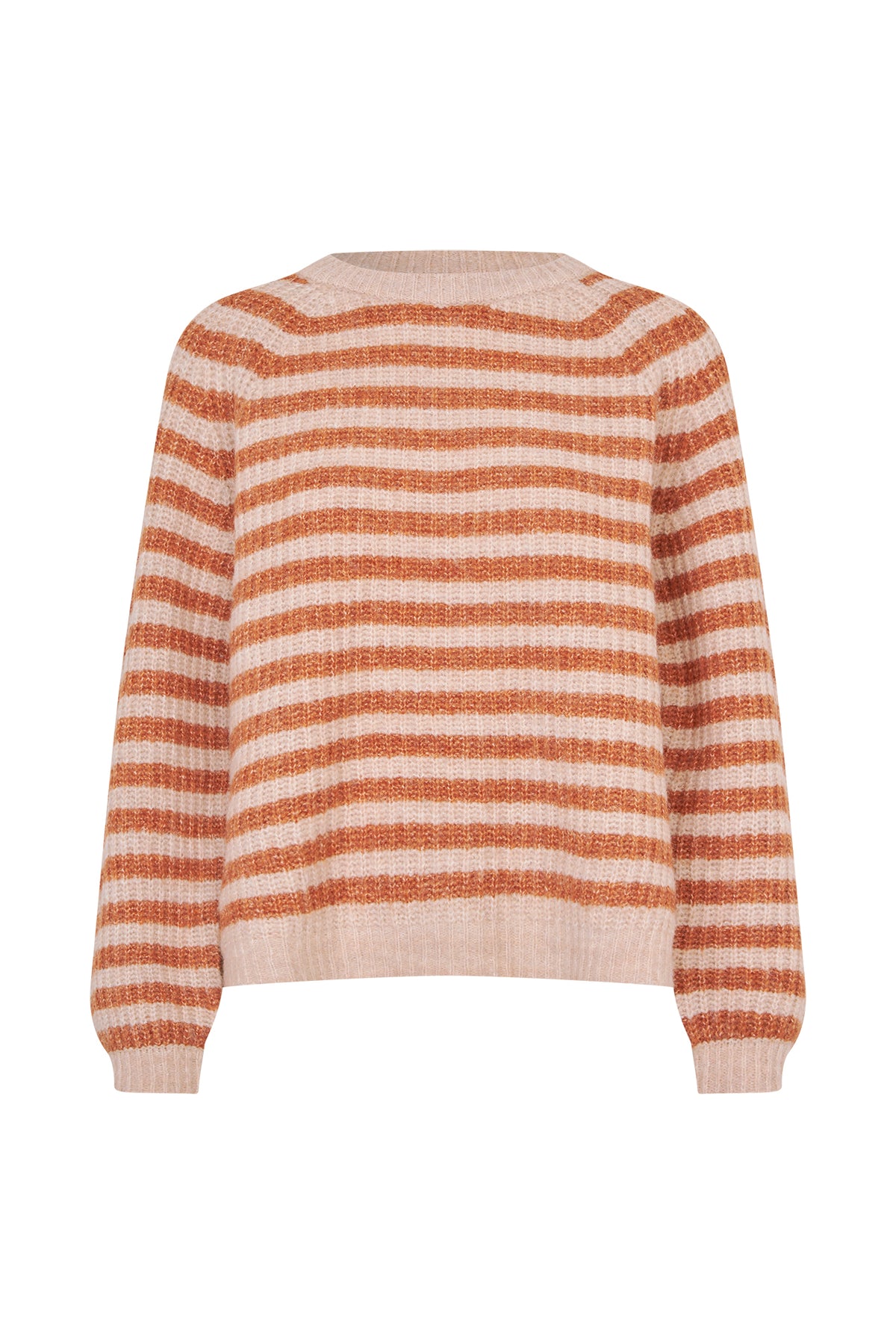 Lollys Laundry BinaLL Strick Jumper Jumper Rostbraun
