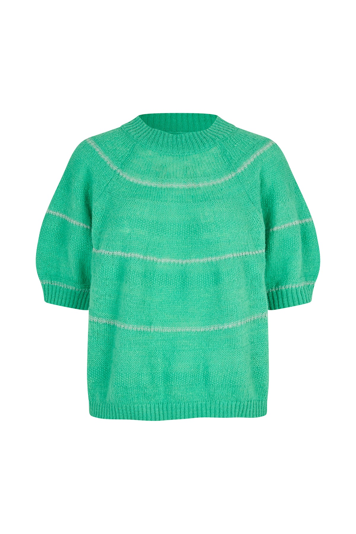 Lollys Laundry BjorkLL Strickpullover Jumper Neon grøn