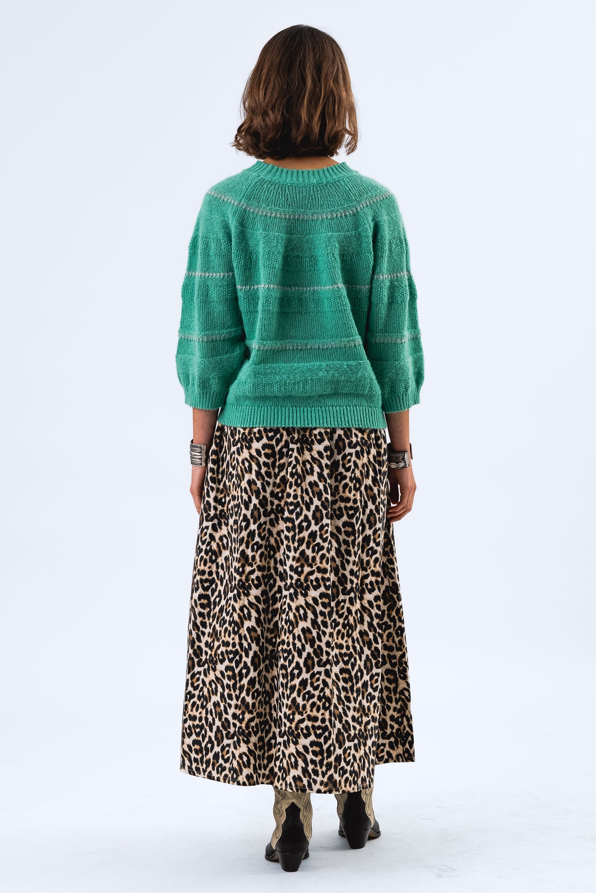Lollys Laundry BjorkLL Strickpullover Jumper Neon grøn