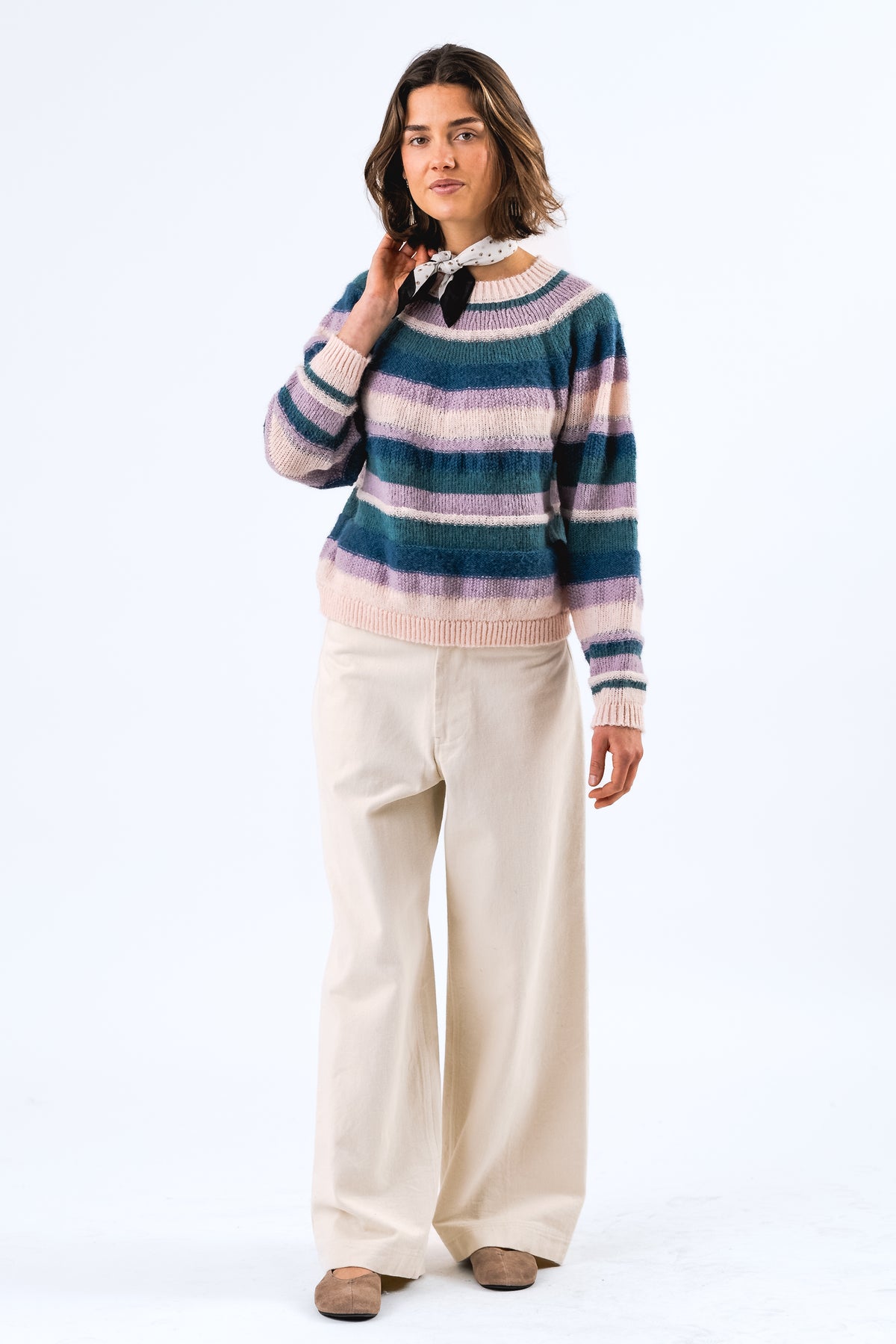 Lollys Laundry BjorkLL Strickpullover Jumper Lavendel