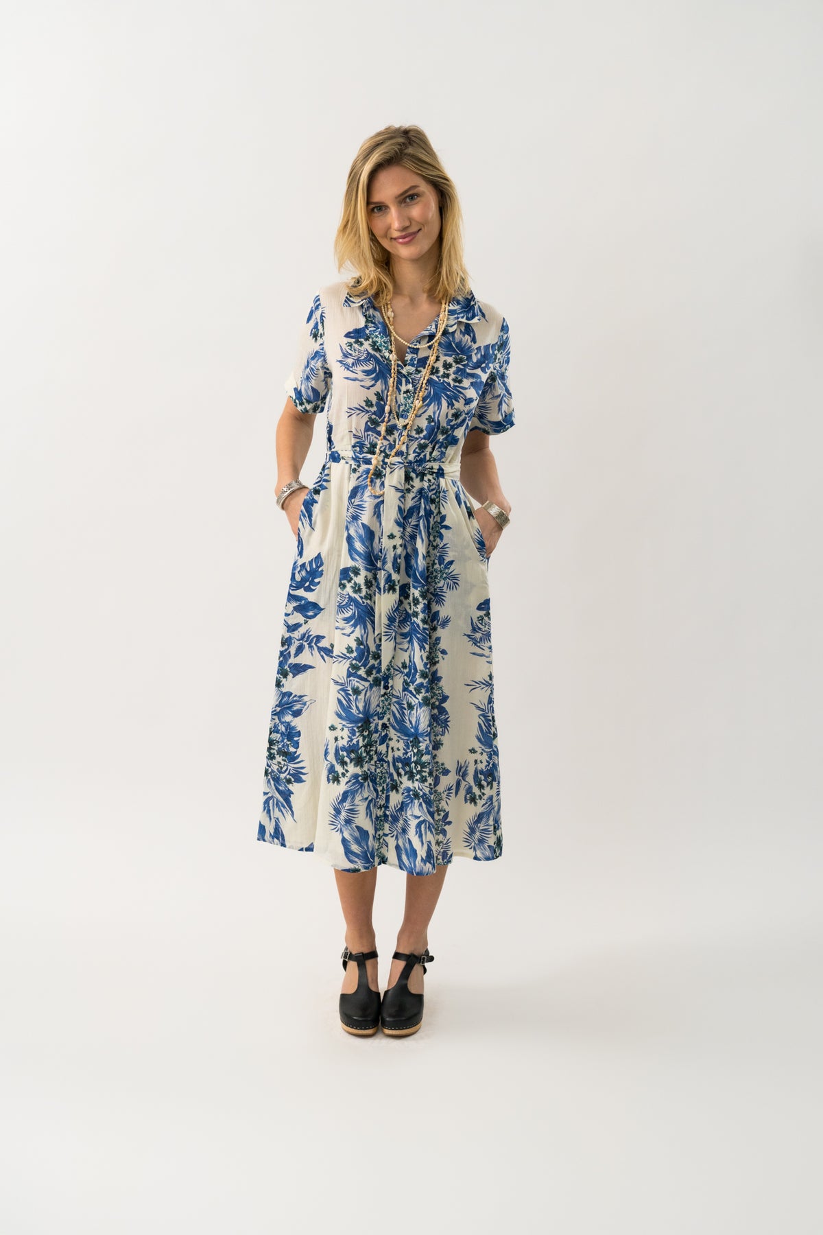 Lollys Laundry BlakeLL Maxi Kleid Dress Blau