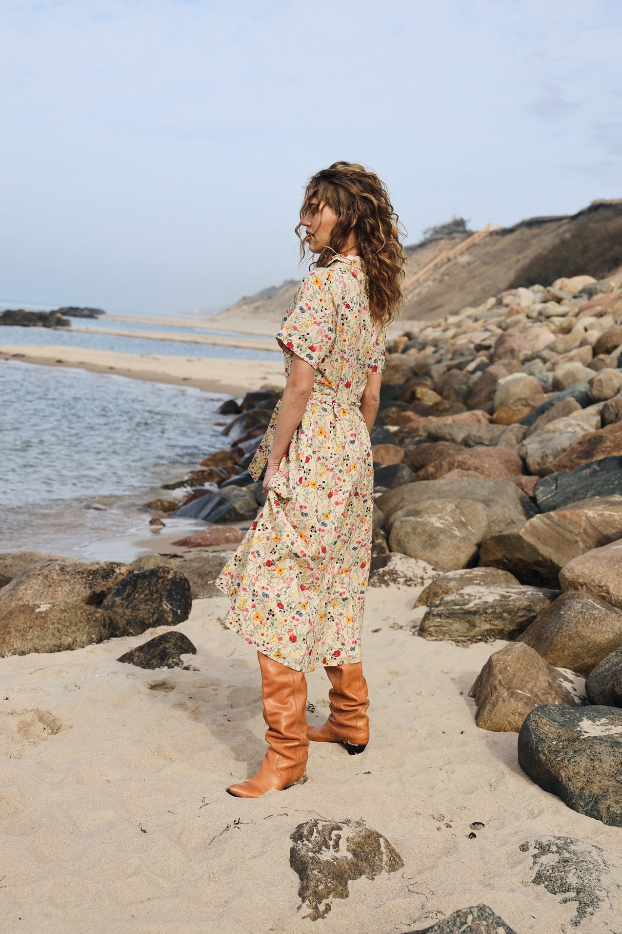 BlakeLL Midi Kleid - Blumenmuster