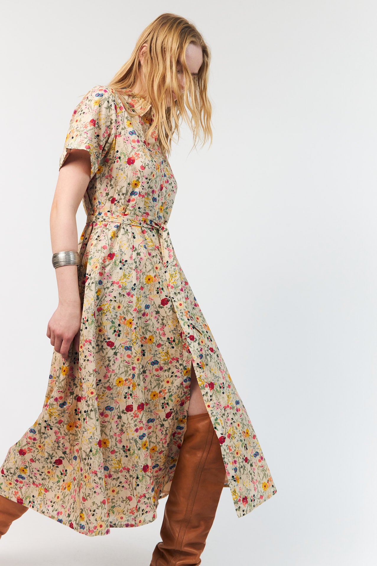 BlakeLL Midi Kleid - Blumenmuster