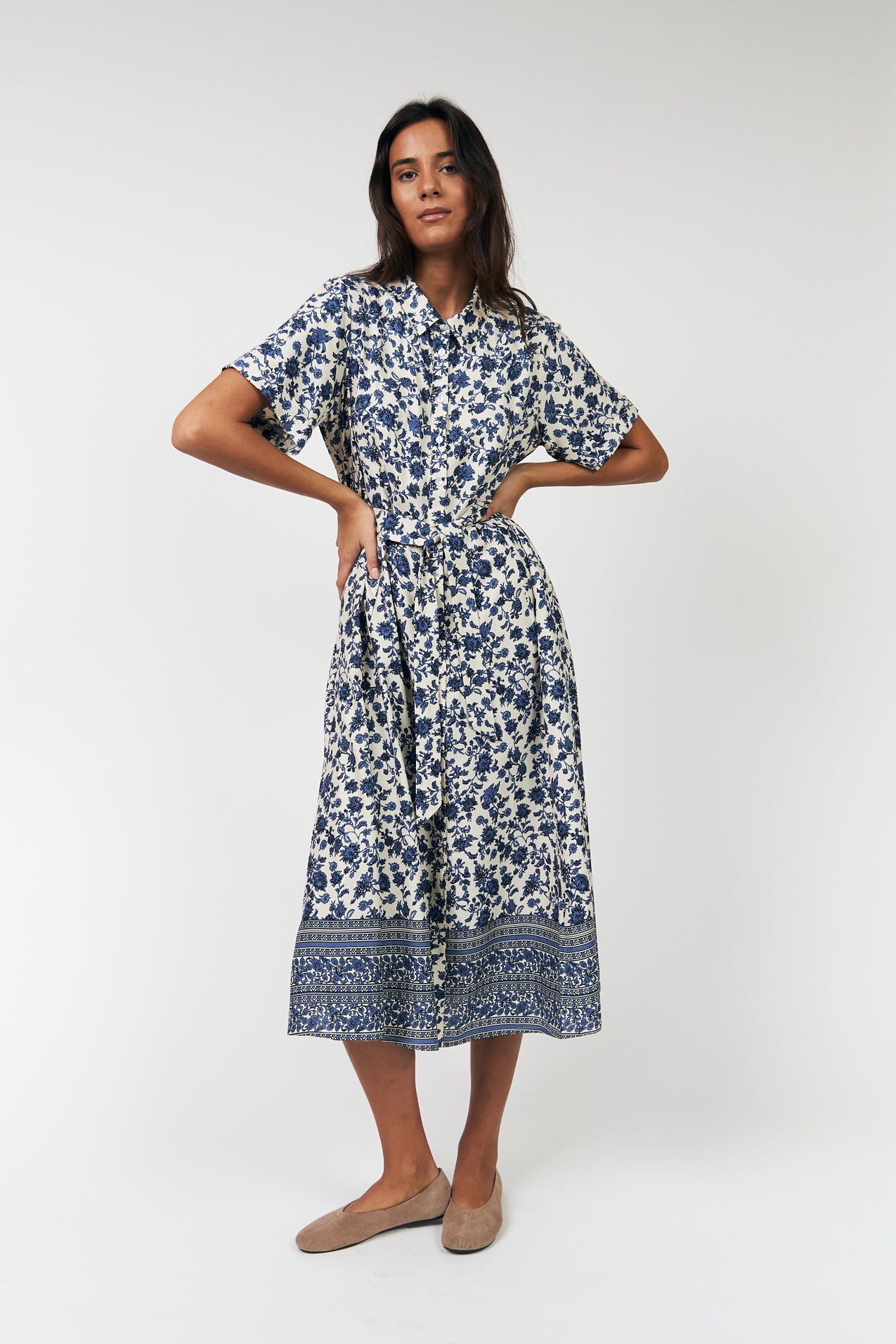 Lollys Laundry BlakeLL Midikleid Dress Blau