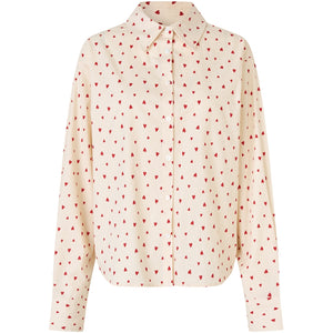 Lollys Laundry BleekerLL Hemdbluse Shirt Rot
