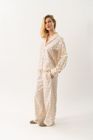 Lollys Laundry BleekerLL Hemdbluse Shirt Blau