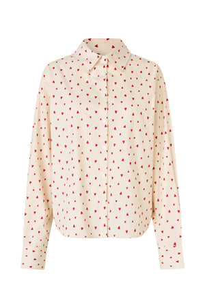 Lollys Laundry BleekerLL Hemdbluse Shirt Rot