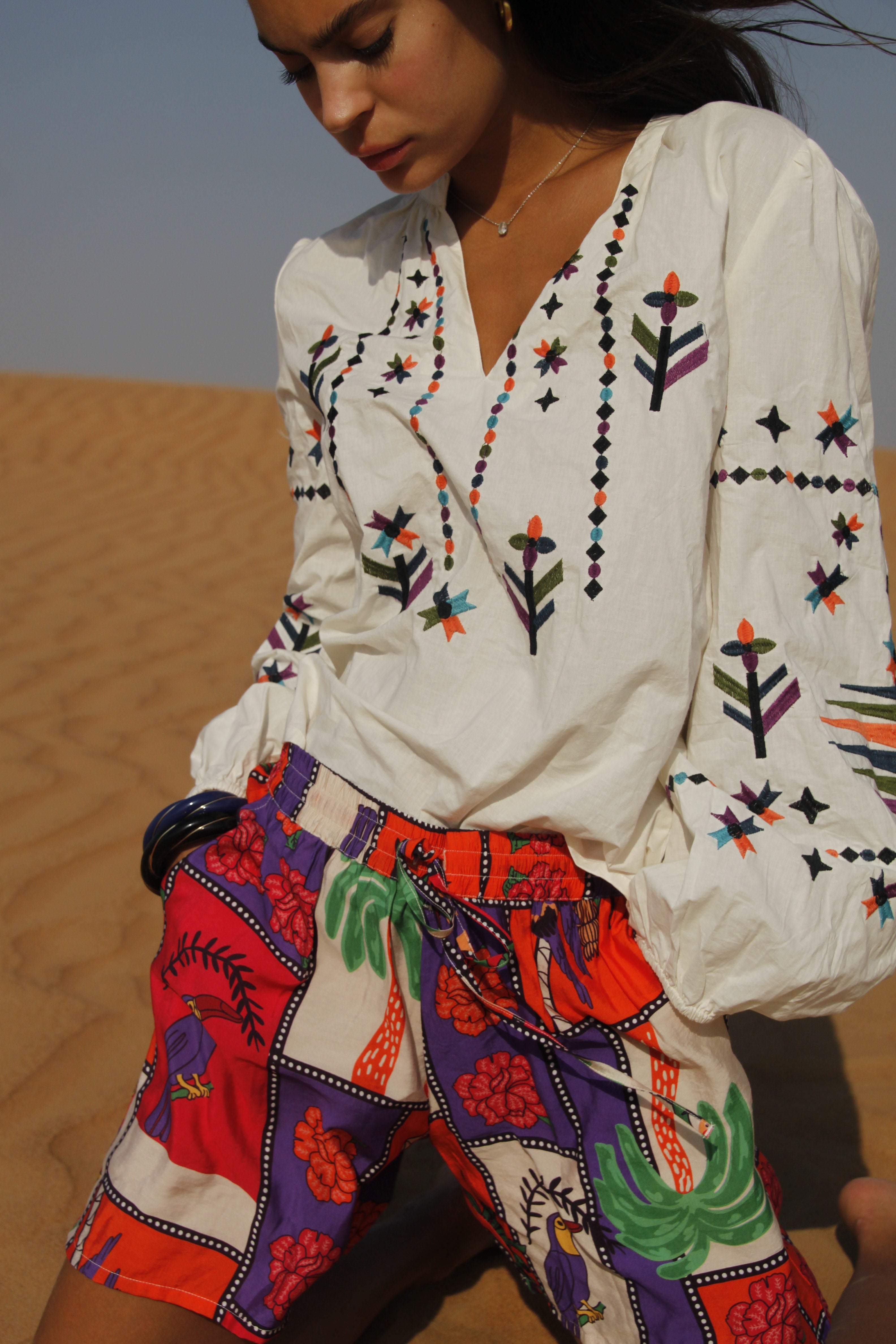 BonnieLL Bluse - Weiß