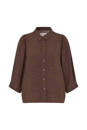Lollys Laundry BonoLL Bluse Shirt Braun