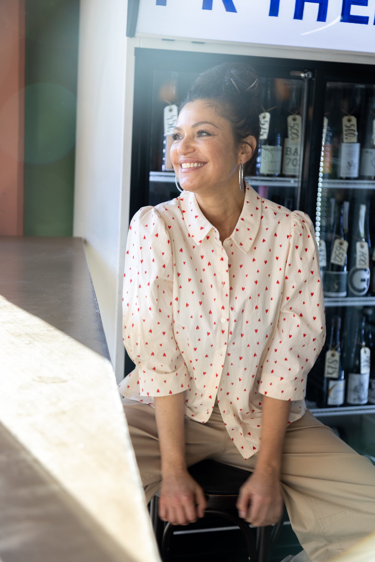 BonoLL Hemdbluse - Red