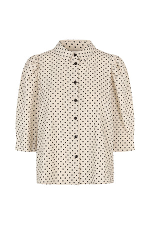 Lollys Laundry BonoLL Hemdbluse Shirt Creme