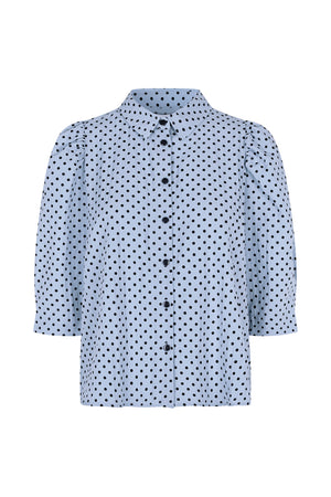 Lollys Laundry BonoLL Hemdbluse Shirt Hellblau