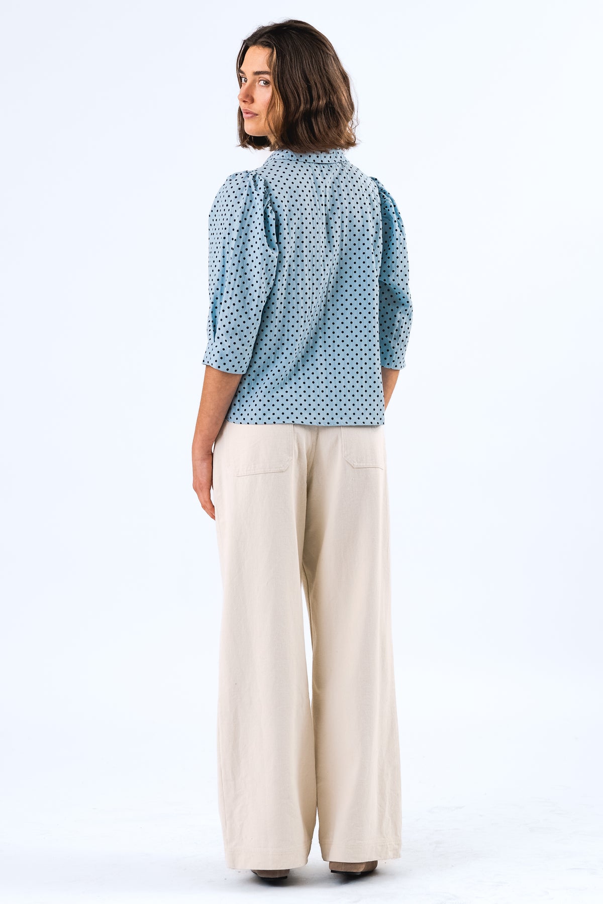 Lollys Laundry BonoLL Hemdbluse Shirt Hellblau