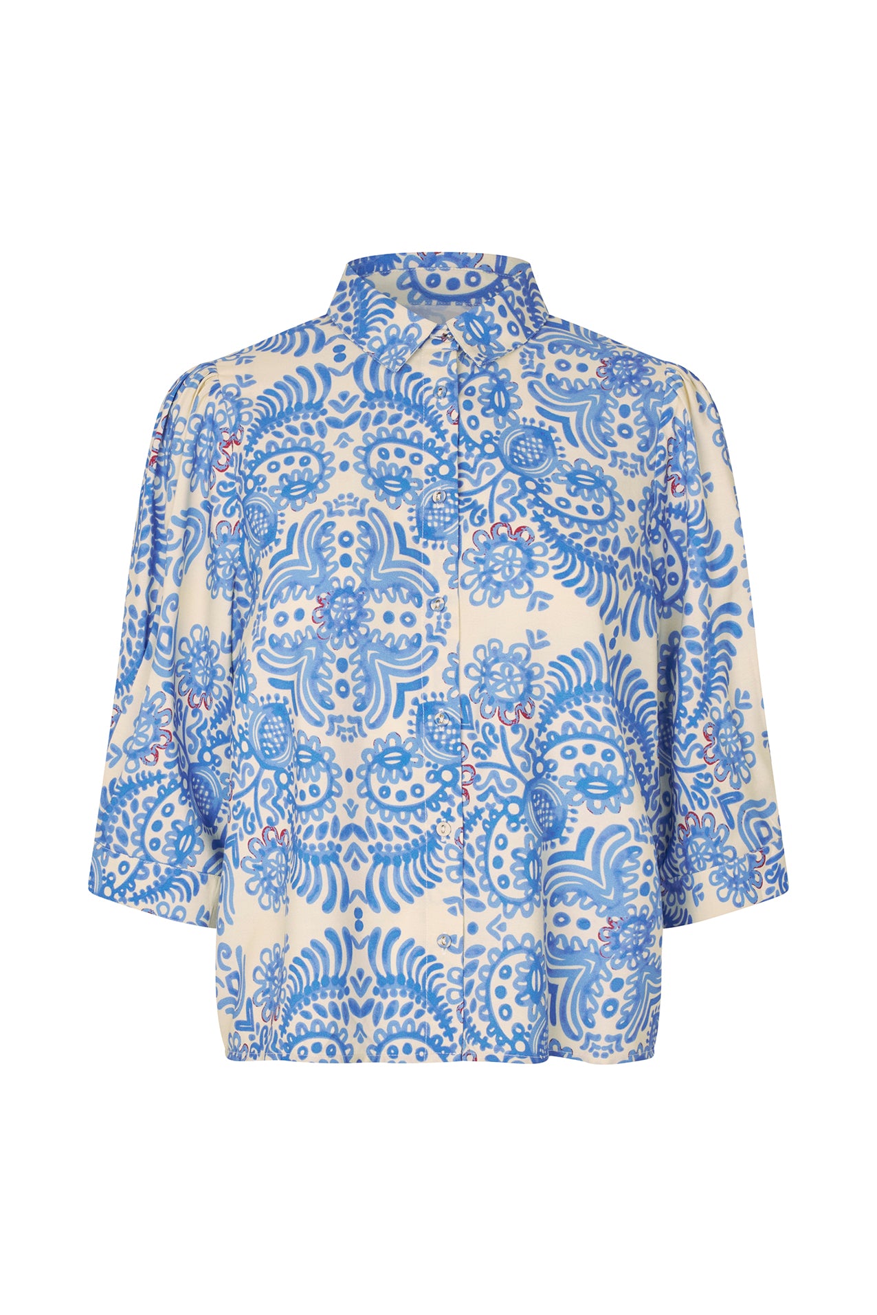 Lollys Laundry BonoLL Hemdbluse Shirt 22 Light Blue