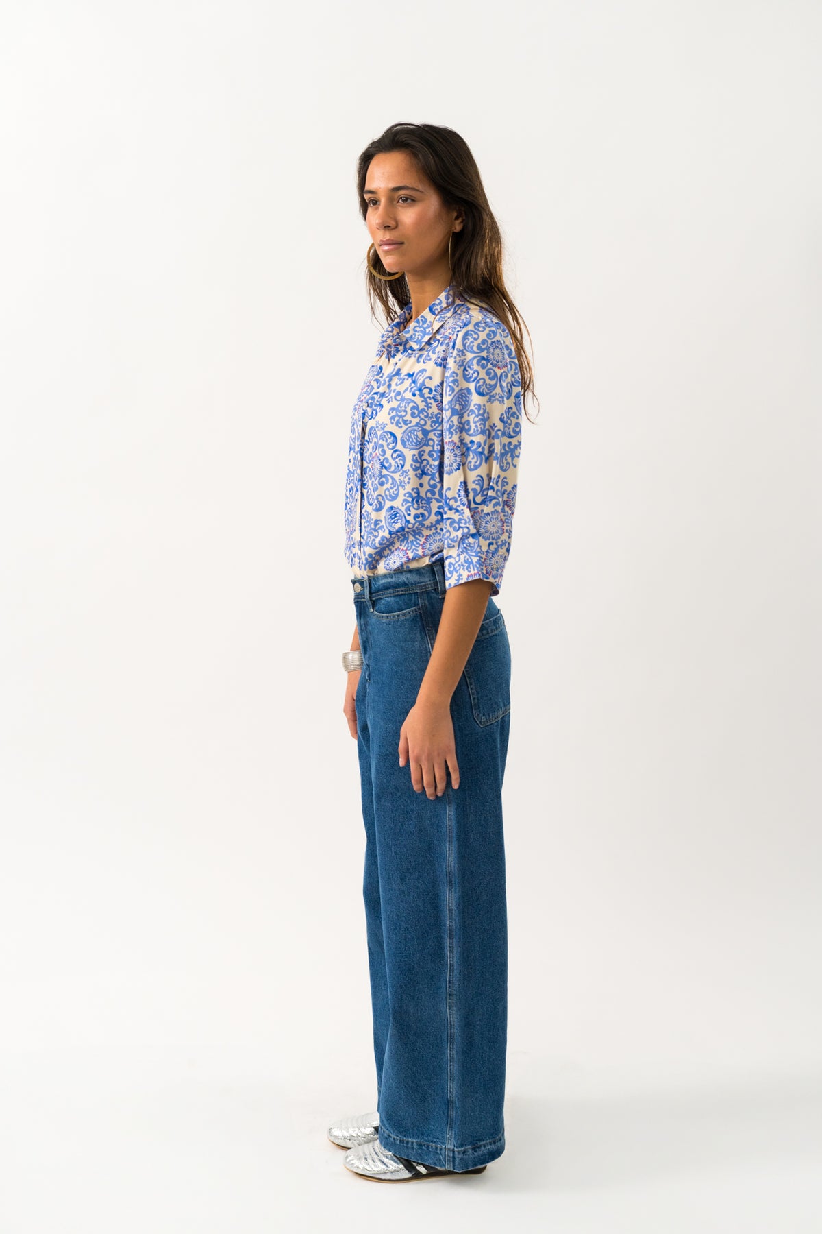 Lollys Laundry BonoLL Hemdbluse Shirt Hellblau