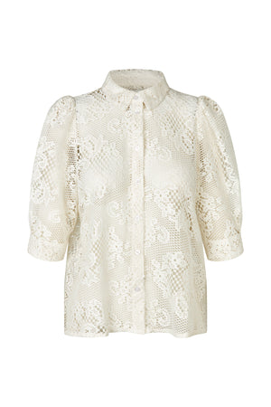 Lollys Laundry BonoLL Hemdbluse Shirt Creme