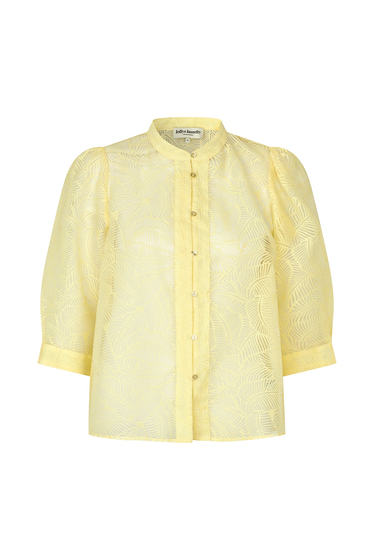 Lollys Laundry BonoLL Hemdbluse Shirt Hellgelb