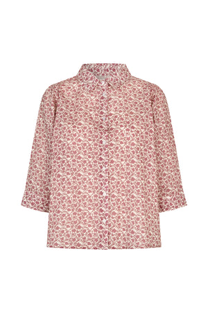Lollys Laundry BonoLL Hemdbluse Shirt Altrosa
