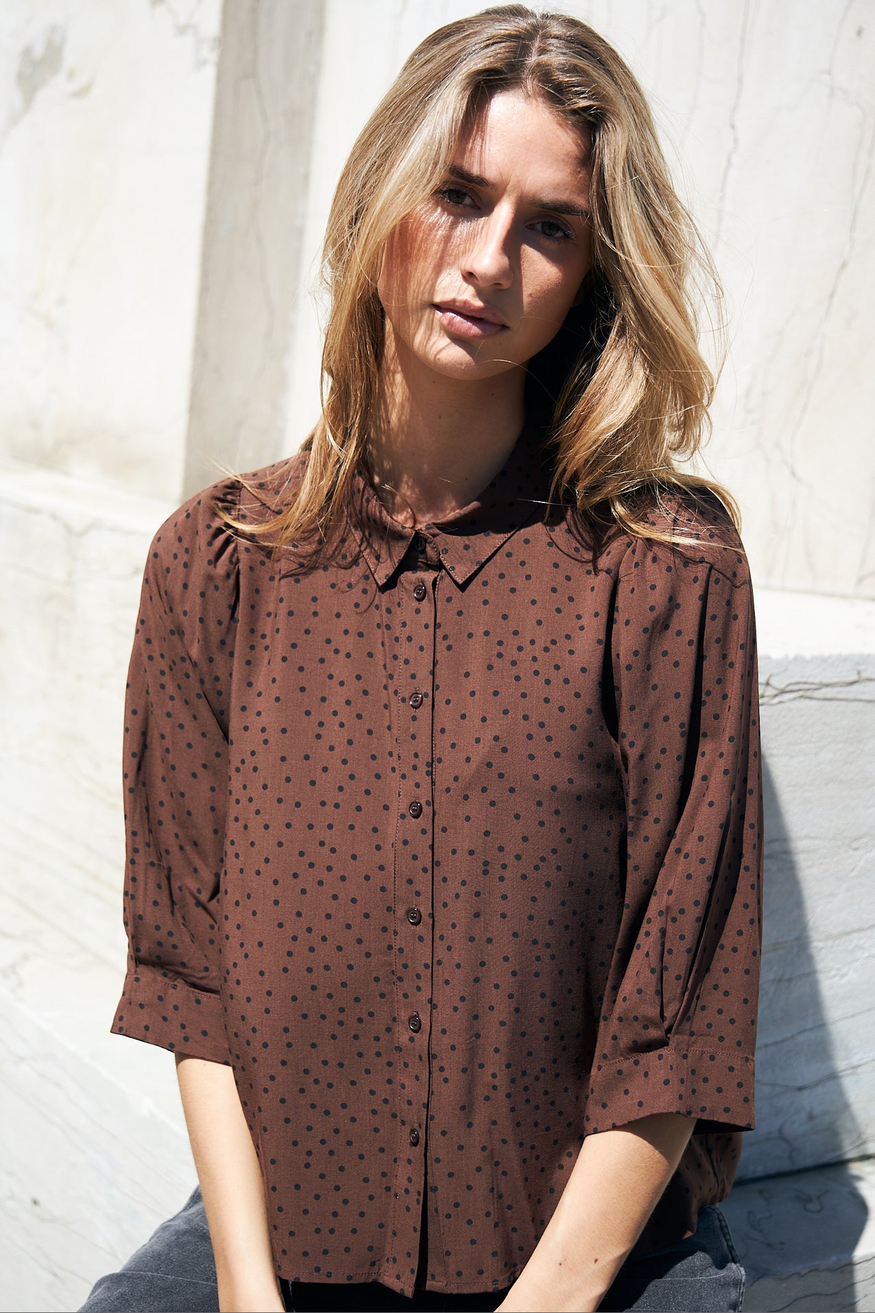 Lollys Laundry BonoLL Shirt SS Shirt Braun