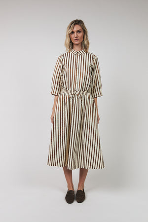 Lollys Laundry BristolLL Midi Rock Skirt 87 Dark Mokka