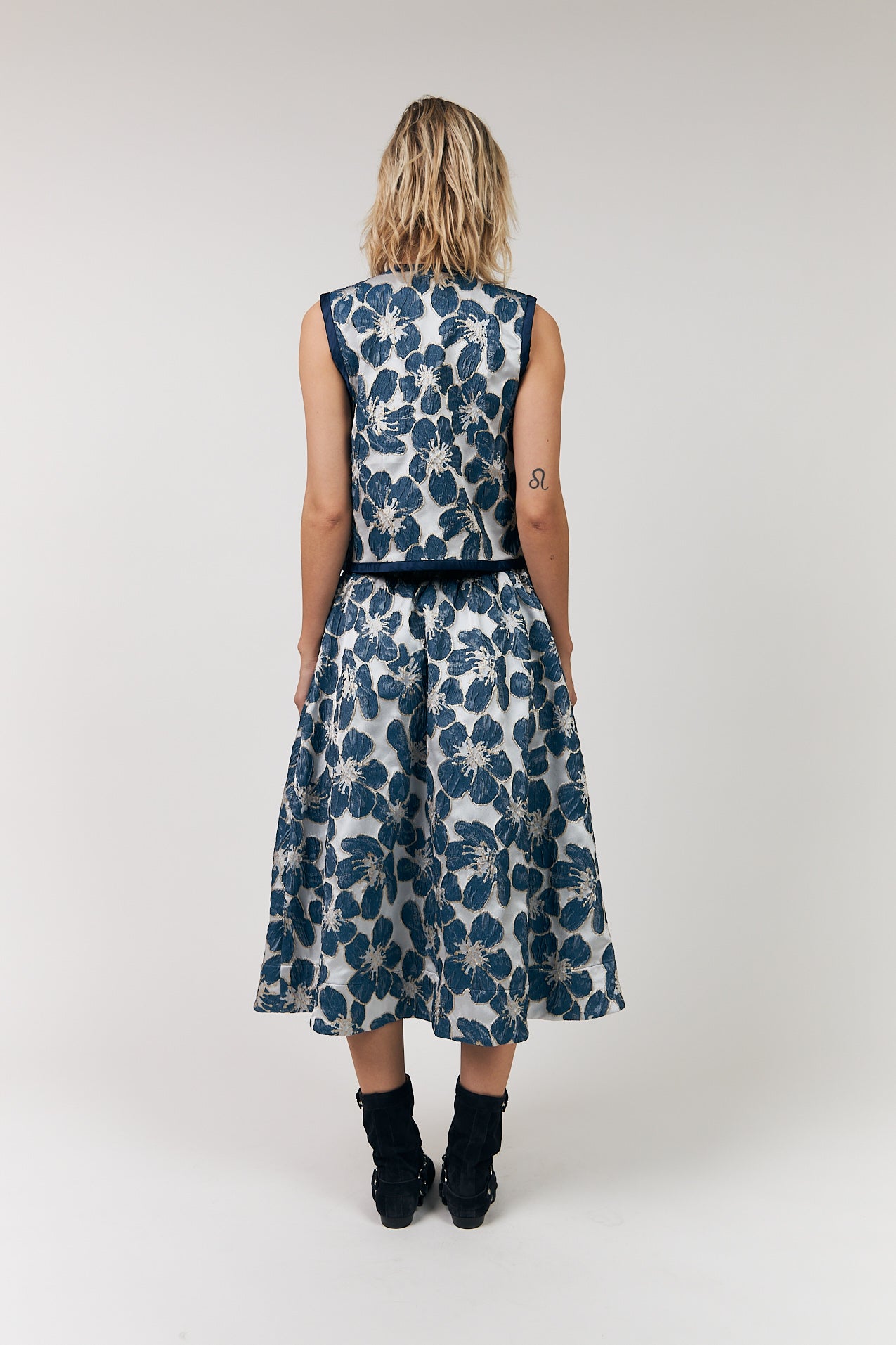 Lollys Laundry BristolLL Midi Rock Skirt 20 Blue