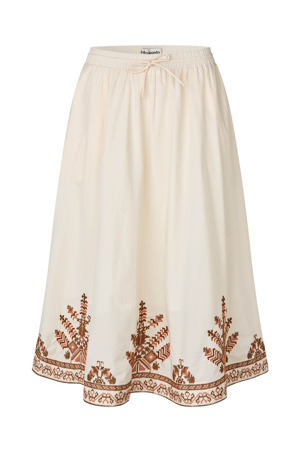 Lollys Laundry BristolLL Midi Rock Skirt Creme