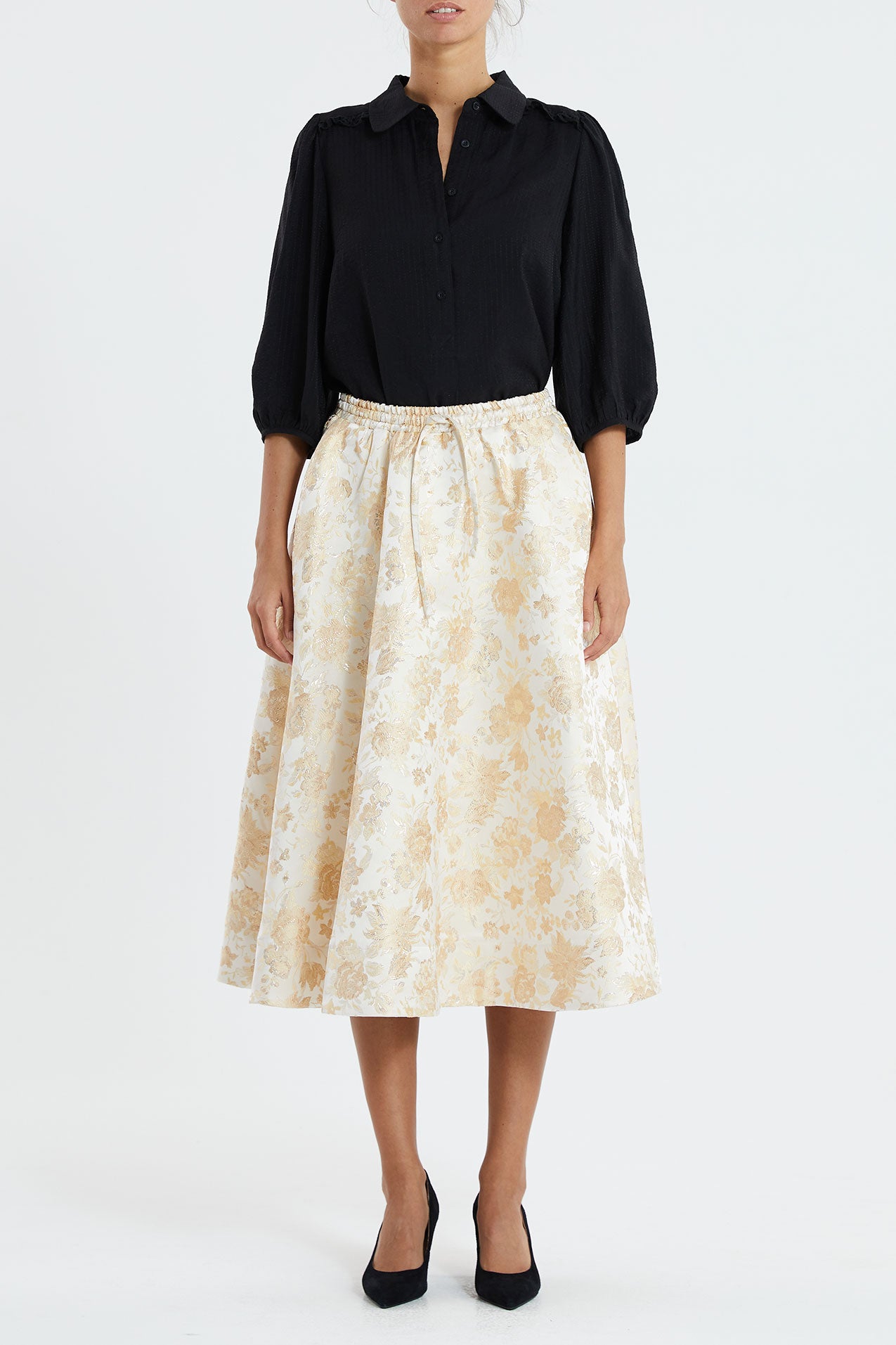 Lollys Laundry Bristol Skirt Skirt 02 Creme