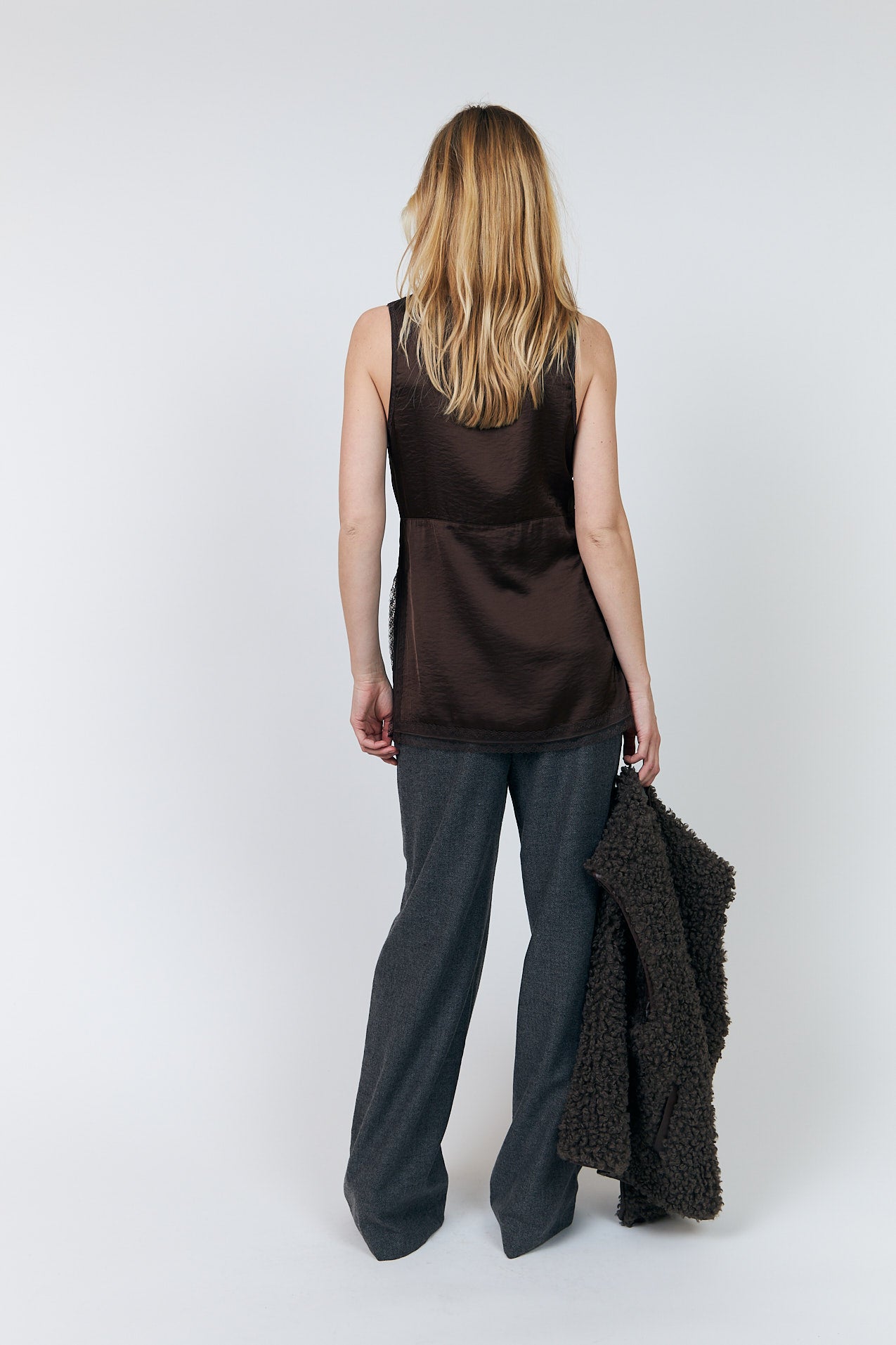 Lollys Laundry CainLL Top Top Dunkelbraun