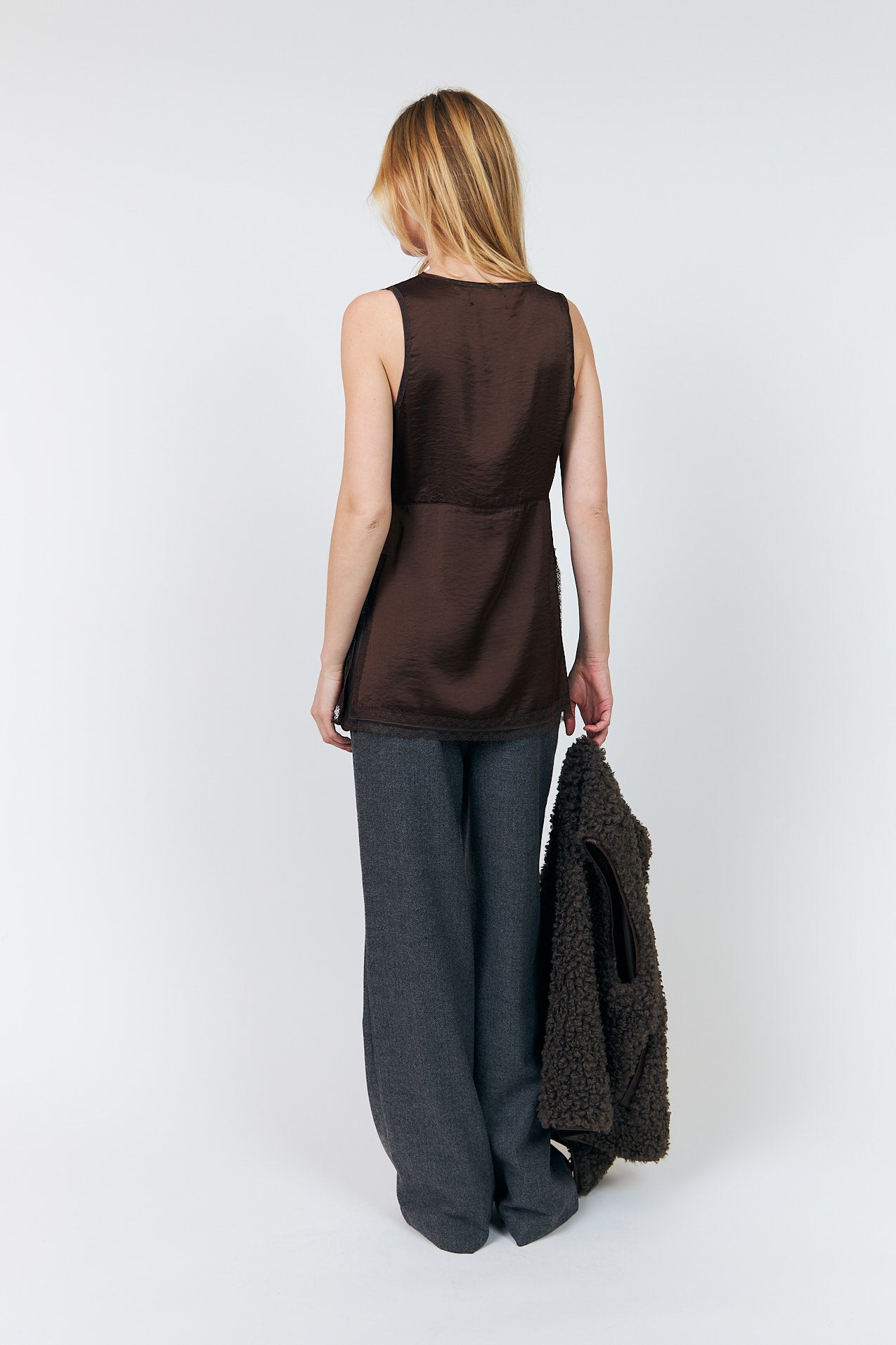 Lollys Laundry CainLL Top Top Dunkelbraun