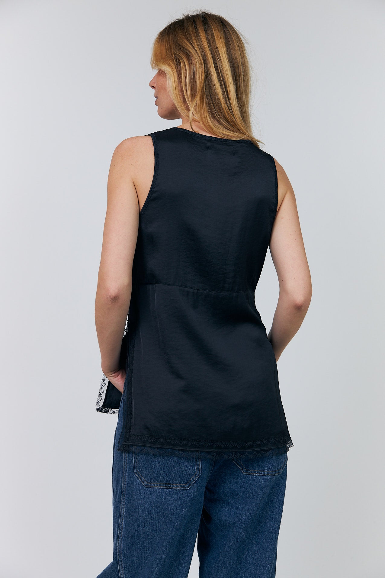Lollys Laundry CainLL Top Top Verblasstes Schwarz