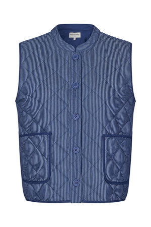 Lollys Laundry CairoLL Quilted Vest Vest 23 Dark Blue