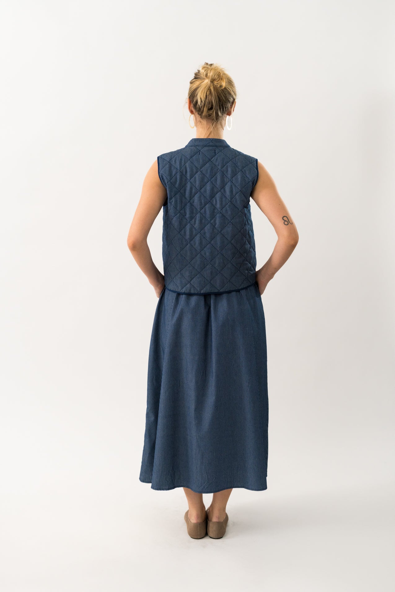 Lollys Laundry CairoLL Quilted Vest Vest 23 Dark Blue