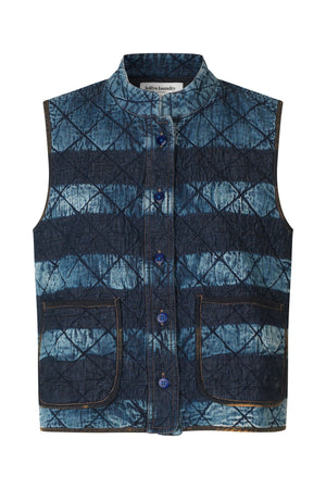 Lollys Laundry CairoLL Quilted Weste Vest Blau