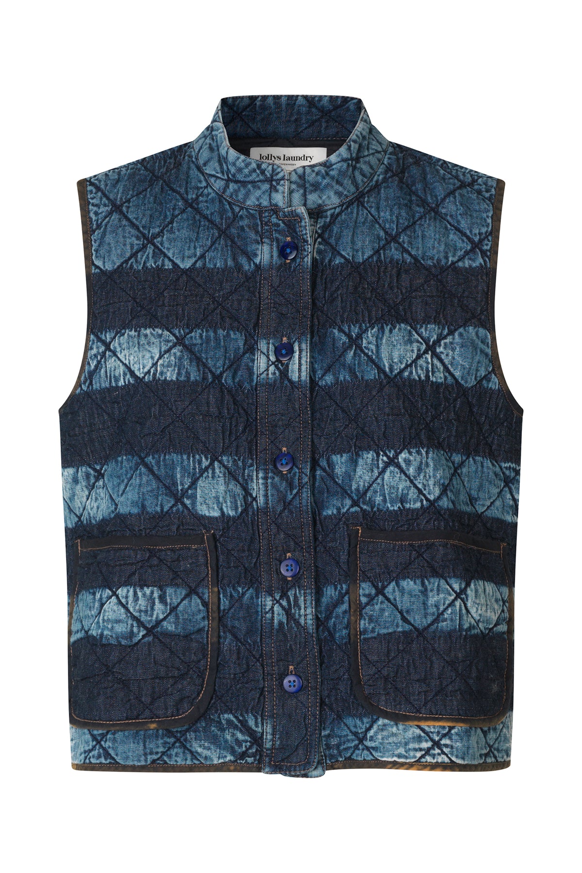 Lollys Laundry CairoLL Quilted Weste Vest Blau