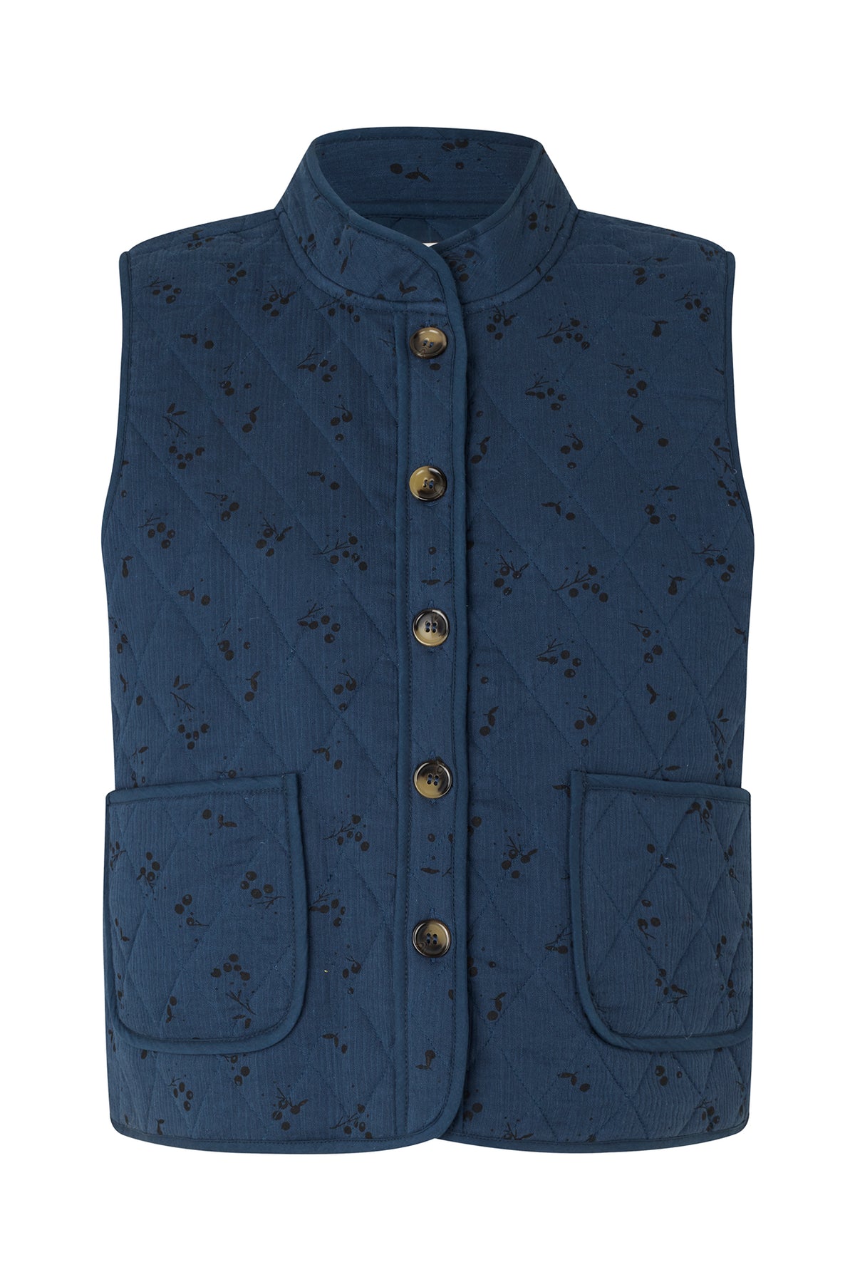 Lollys Laundry CairoLL Vest Vest Dunkelblau