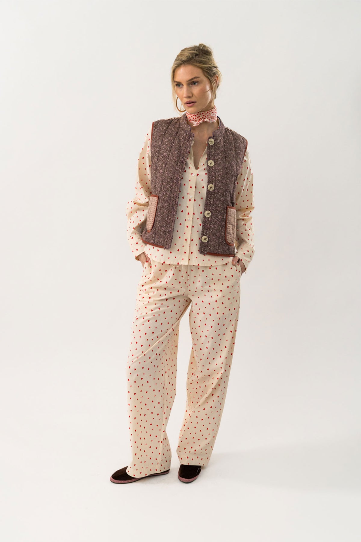 Lollys Laundry CairoLL Vest Vest Blumenmuster