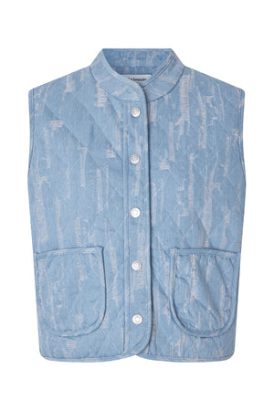 Lollys Laundry CairoLL Weste Vest Blaues Denim