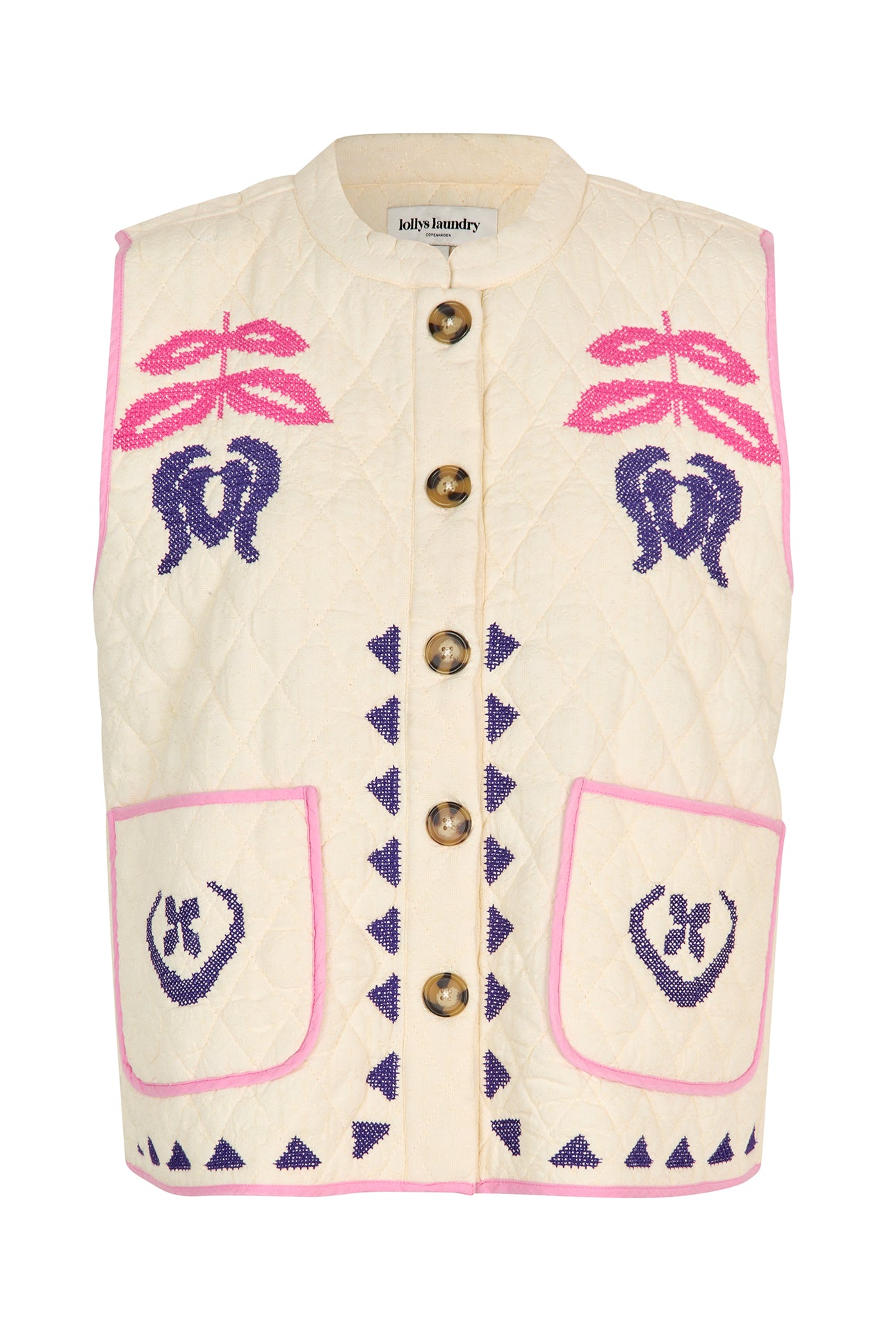 Lollys Laundry CairoLL Weste Vest 02 Creme