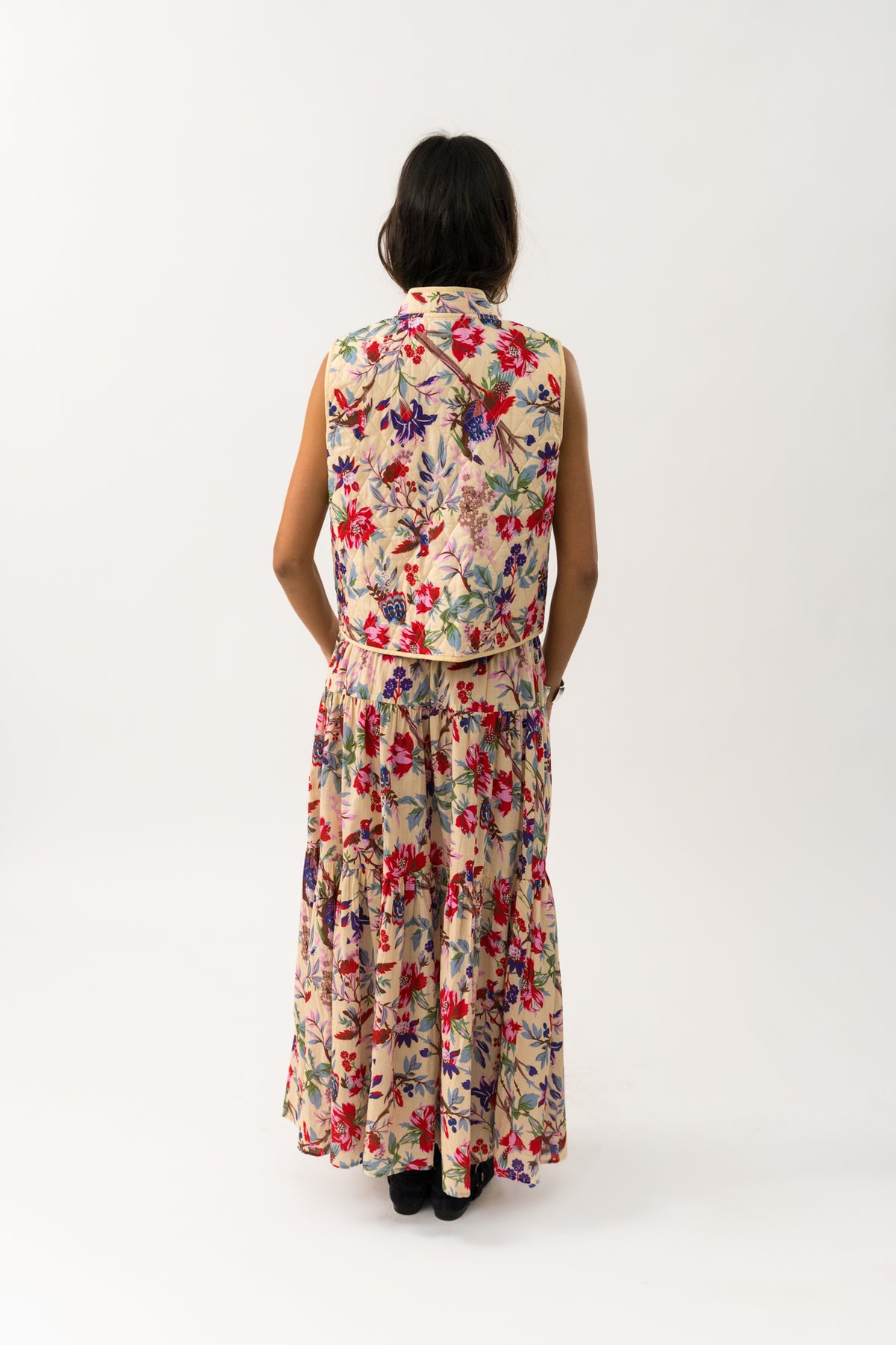 Lollys Laundry CairoLL Weste Vest Blumenmuster