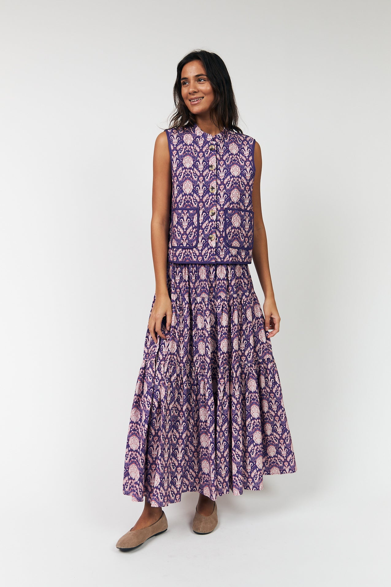 Lollys Laundry CairoLL Weste Vest 64 64 Graphic Print