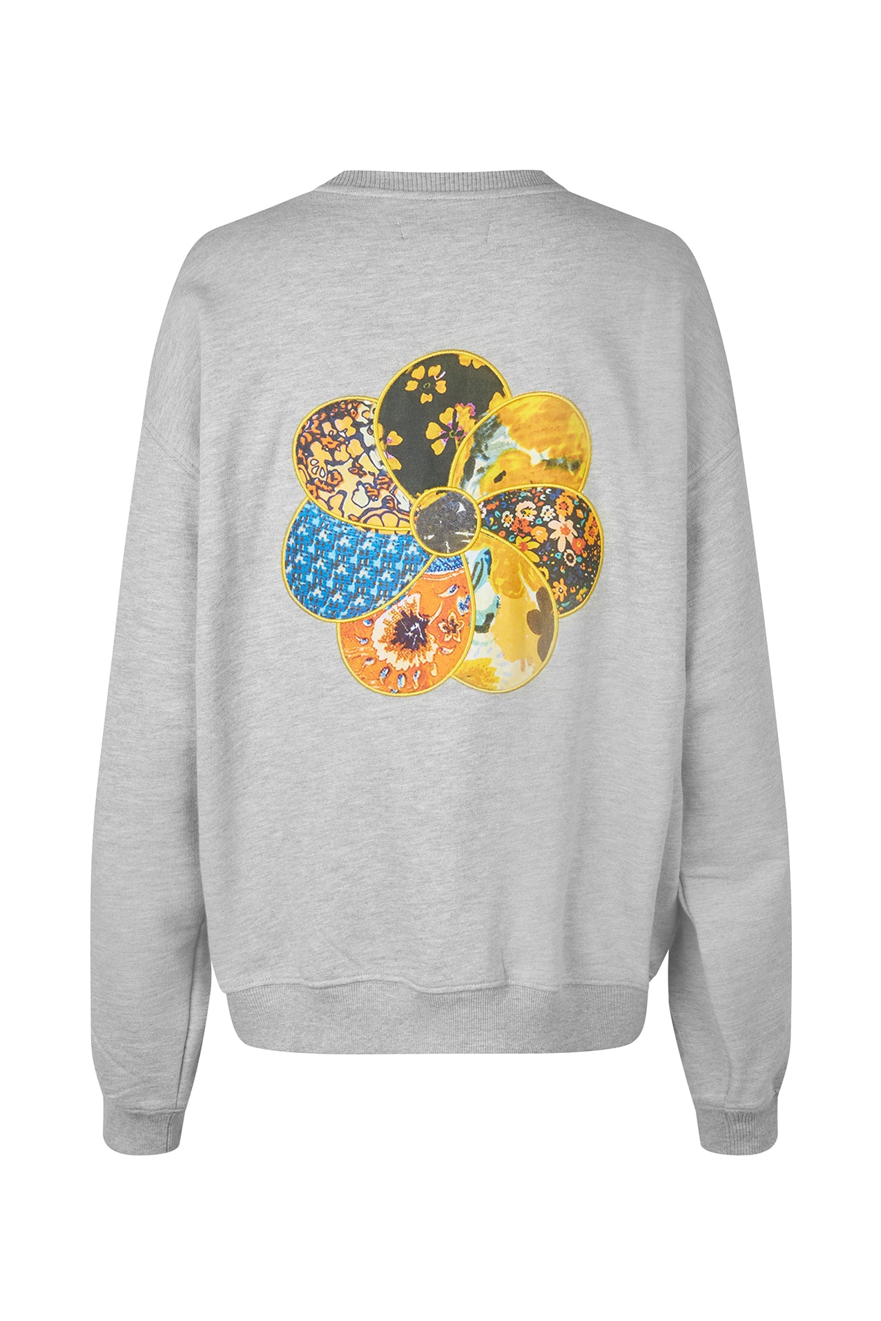 Lollys Laundry CaliforniaLL SweatHemdbluse Sweatshirt 13 Light Grey Melange