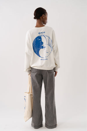 Lollys Laundry California Logo Sweat Plan International Sweatshirt 02 Creme