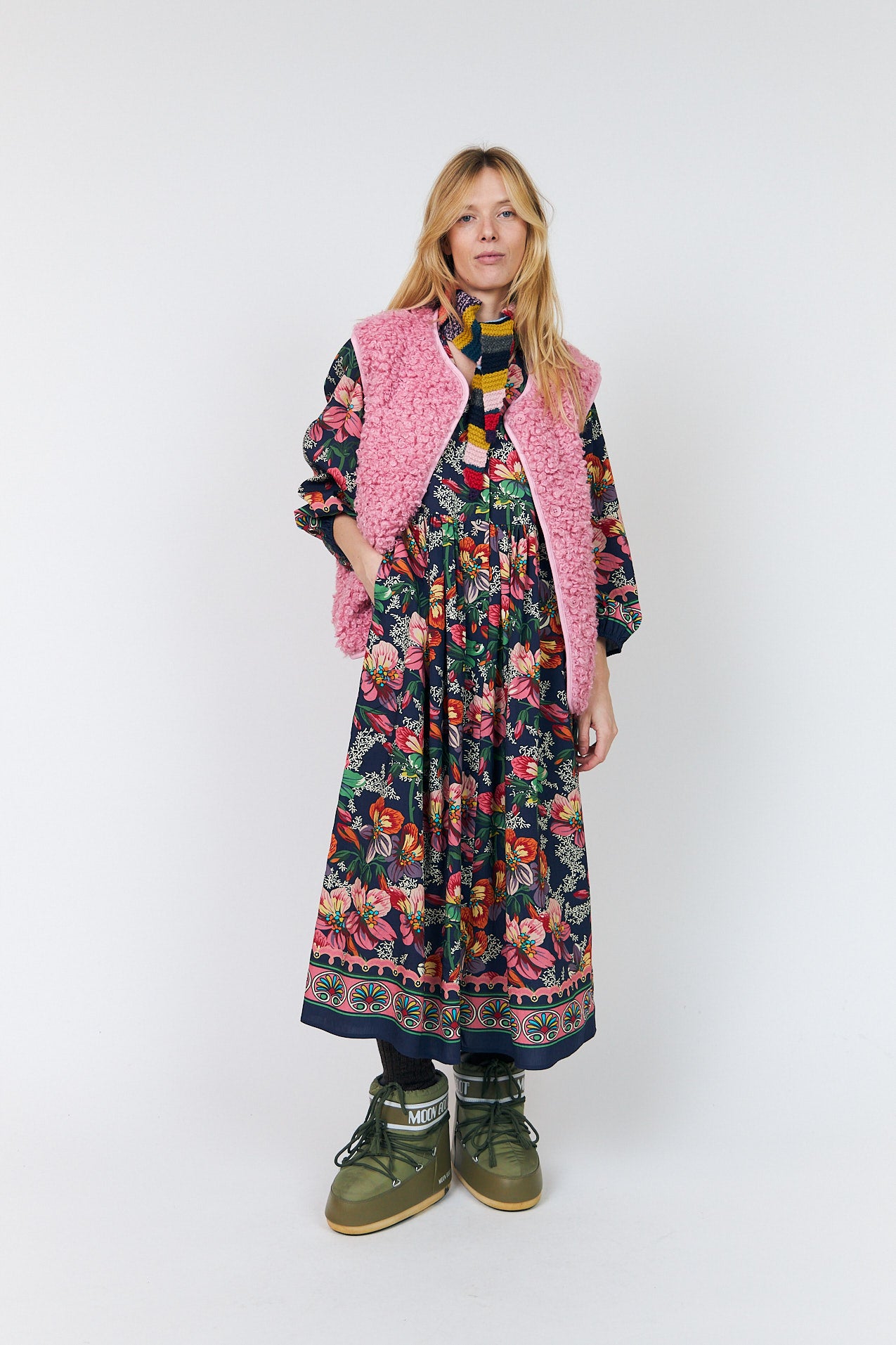 Lollys Laundry CallieLL Stricktuch scarf Multicolor