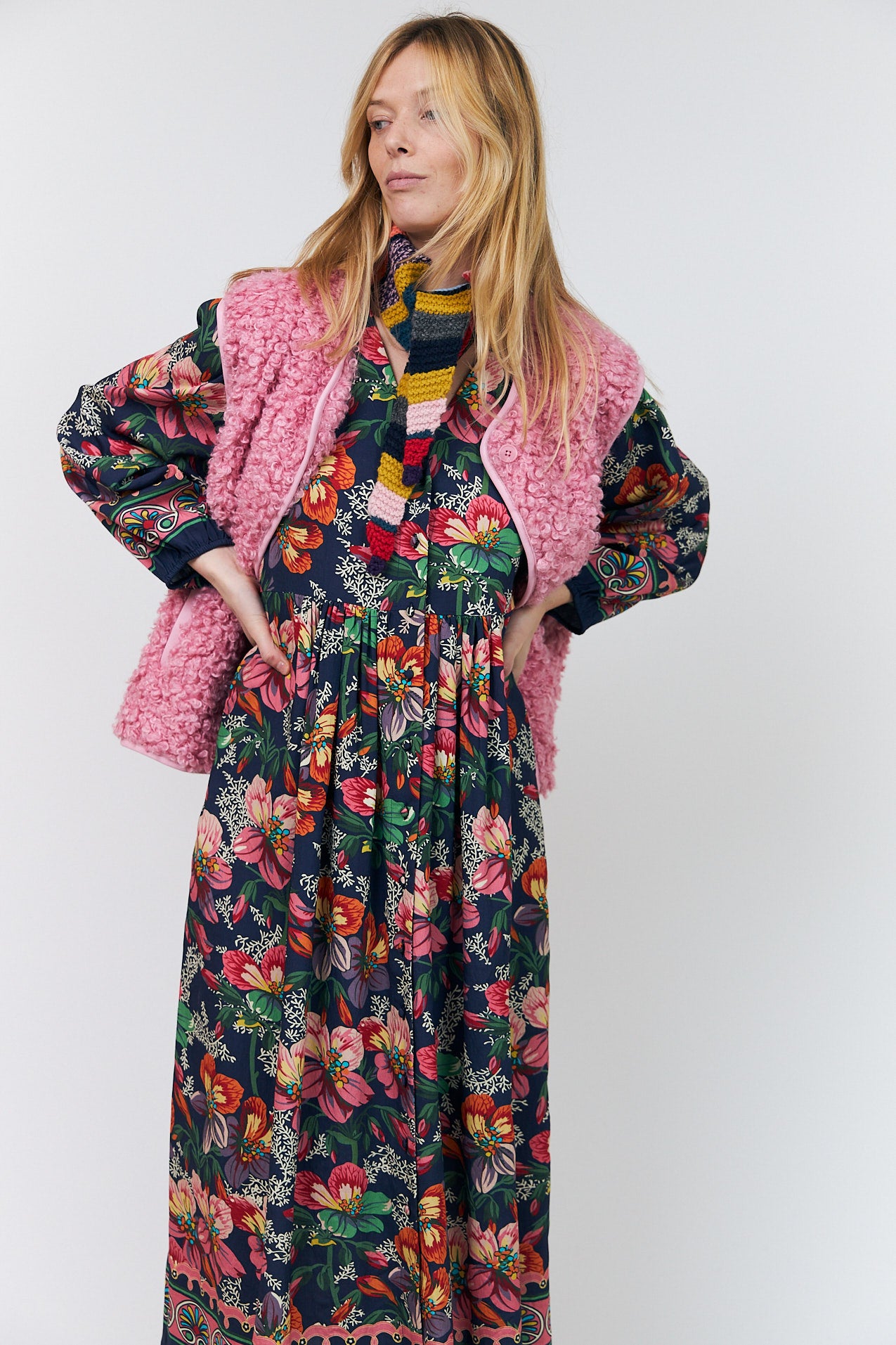 Lollys Laundry CallieLL Stricktuch scarf Multicolor