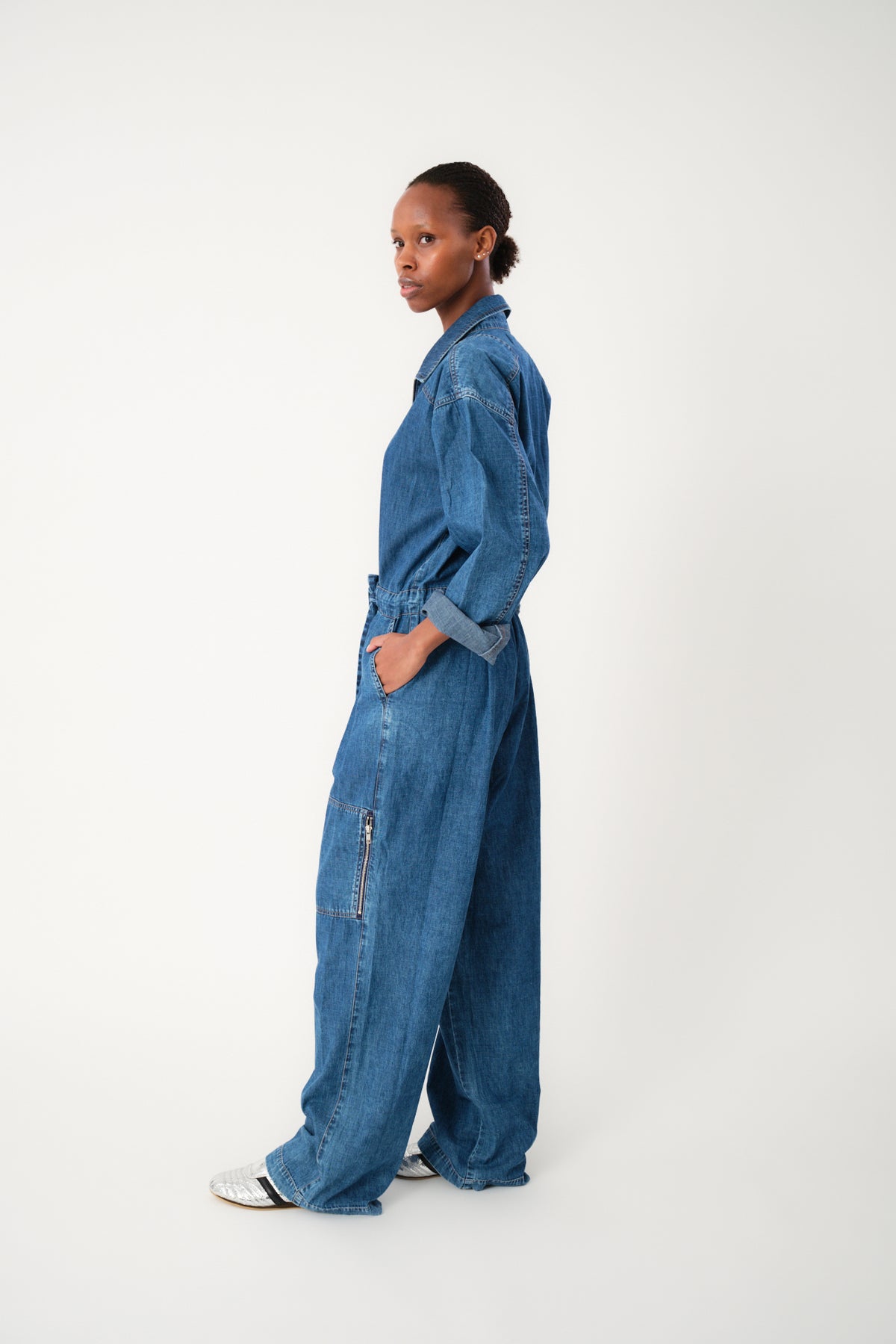 Lollys Laundry CamdenLL Jumpsuit Jumpsuit Blaues Denim
