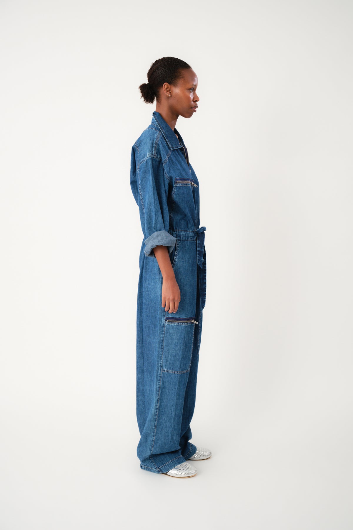 Lollys Laundry CamdenLL Jumpsuit Jumpsuit Blaues Denim