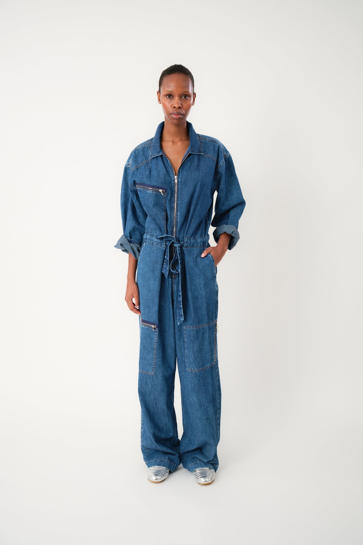Lollys Laundry CamdenLL Jumpsuit Jumpsuit Blaues Denim