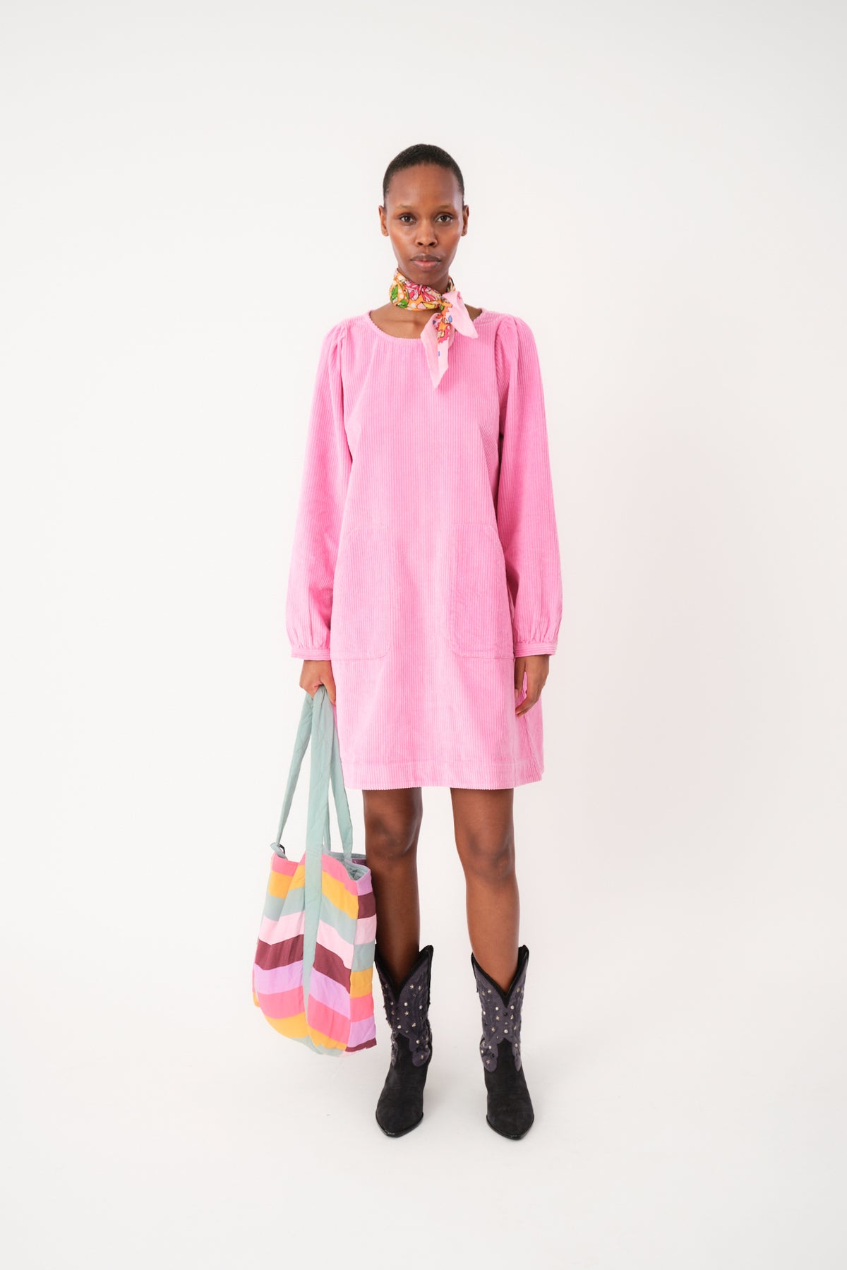 Lollys Laundry CarlaLL Kurzes Kleid Dress Pink